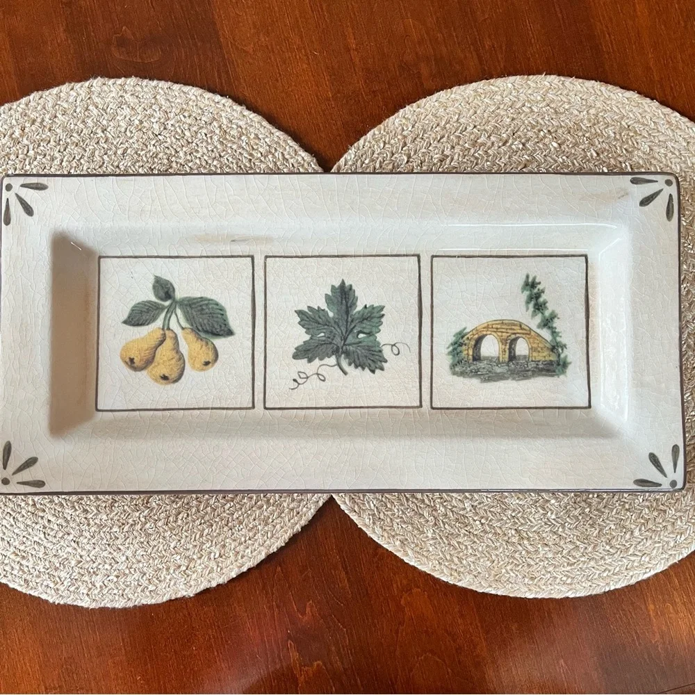 WILLIAMS SONOMA Ceramic Italian Pottery Dish